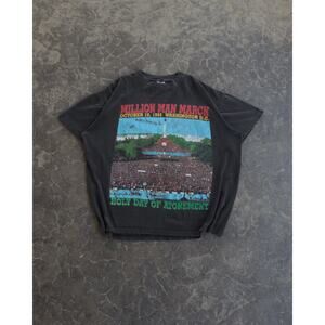 Vintage 1990s 90s Million Man March Black Rap Boxy Tee XXL RARE GRAIL United 4